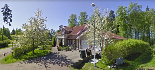Large town house with garden in a small town on a Baltic Sea island in the middle of 6000 small islands