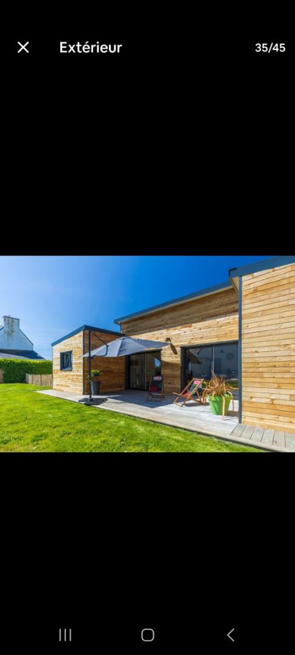 Ti koad ar mor - maison neuve en bois de plain-pied à 200m de la mer