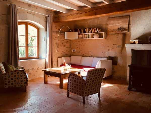 Maison sur l'ile de Rochefort sur loire, en bord du fleuve