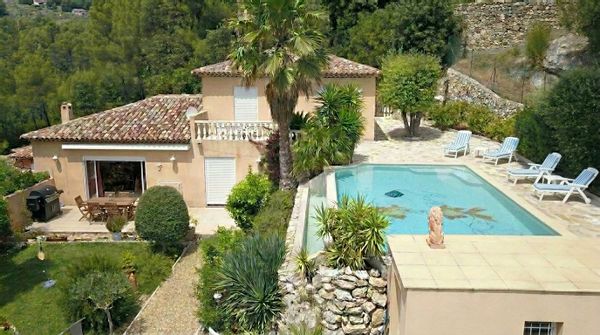 Chambre cosy indépendante climatisée avec piscine dans un oasis provençale