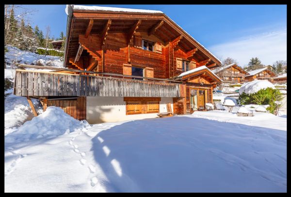Chalet Coelacanthe.  plein sud vue exceptionnelle  sur la chaîne de montagne des Aravis   le calme