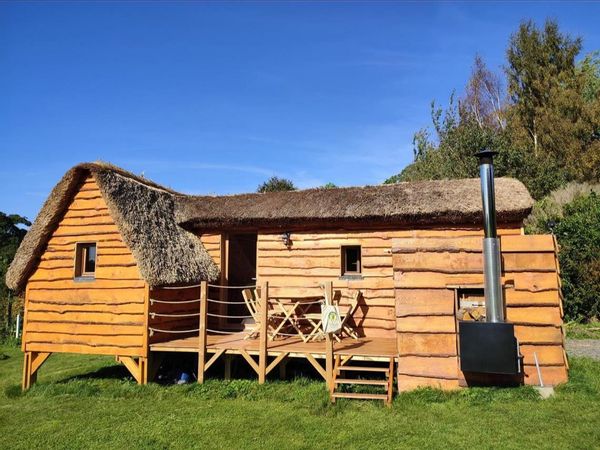 Cabane en bois entre Honfleur et Etretat