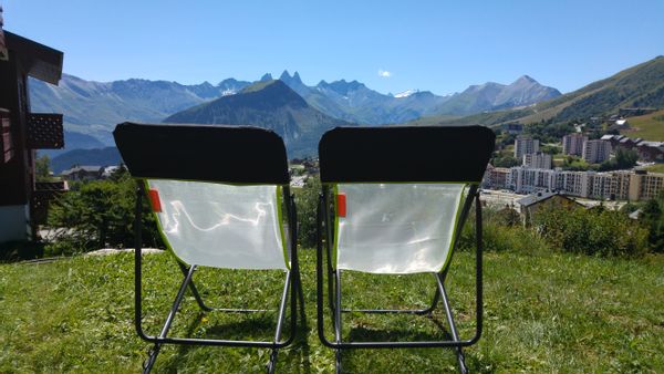 Studio cabine 4 personnes, vue exceptionnelle, départ skis aux pieds