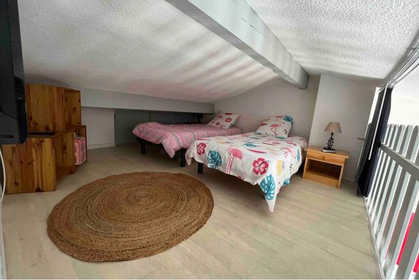 Charmant T2 avec loggia et mezzanine, proche de la plage, entre Le Barcarès et Canet-en-Roussillon