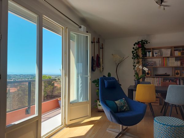 Chambre d'amis avec vue dégagée