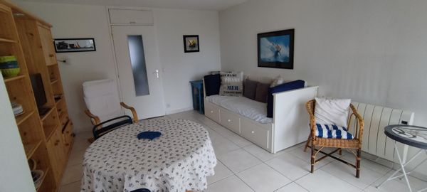 appartement 1 chambre, en rdc, les pieds dans l'eau