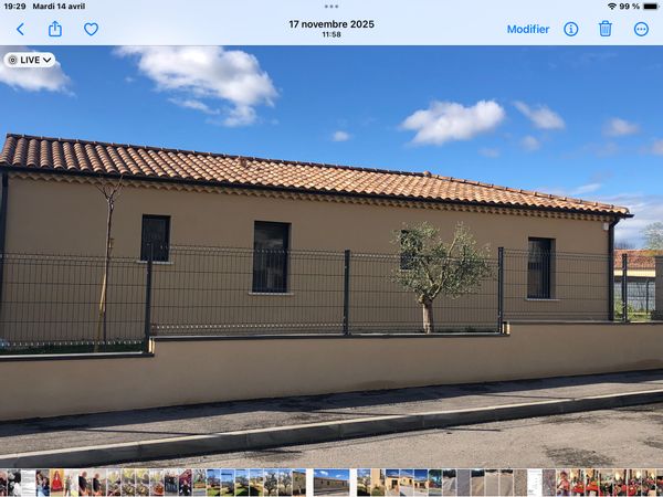 La maison de Catherine Maison neuve construite en 2025 dans une résidence de standing très calme.