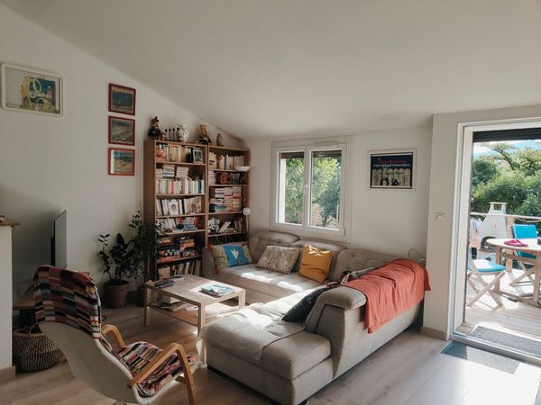 maison 3 faces 2 chambres et 1 bureau dans quartier résidentiel à 15 mn de Collioure