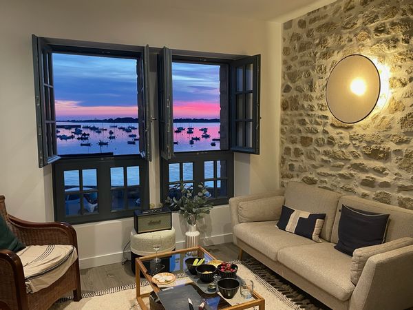 Bretagne, Port Navalo, vue exceptionnelle sur le Golfe du Morbihan