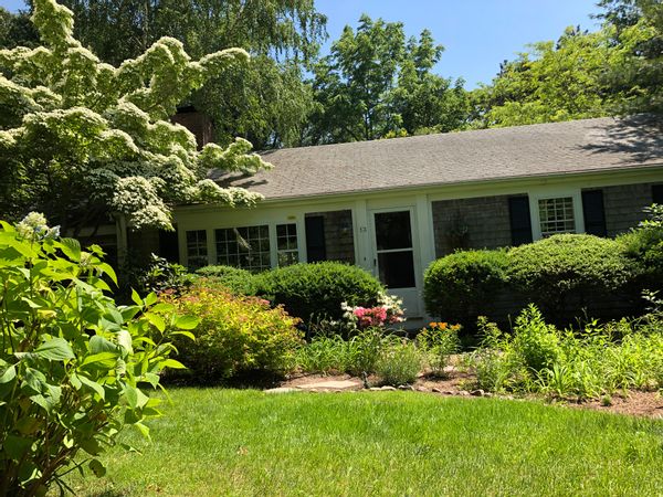 Compass Rose - sweet 1950's cottage, ceiling beams, plank floors, 2 fireplaces, sunny deck, woods.