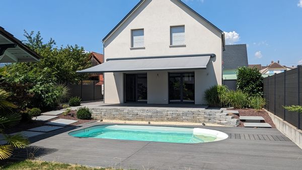 Maison familiale, au coeur du vignoble alsacien, à 15 minutes en voiture du centre ville de Colmar