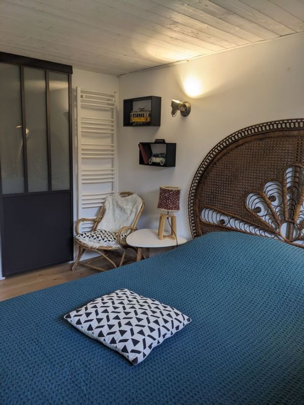 Studio privée cosy avec salle de bain et extérieur - Clisson