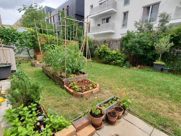 Appartement pour 4 familial avec jardin, aux portes de Paris