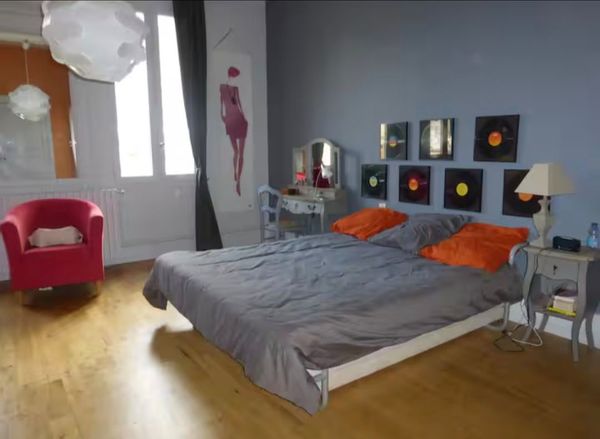 la chambre privée dans un écrin de verdure
