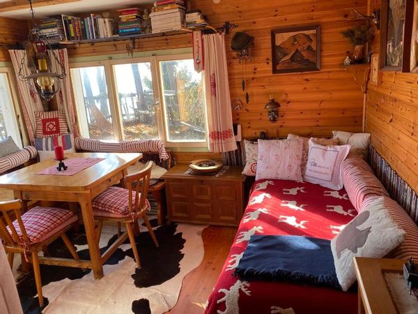 Chalet alpin en Autriche (Styrie) - 2-4 personnes, calme, verdure, neige, vue panoramique.