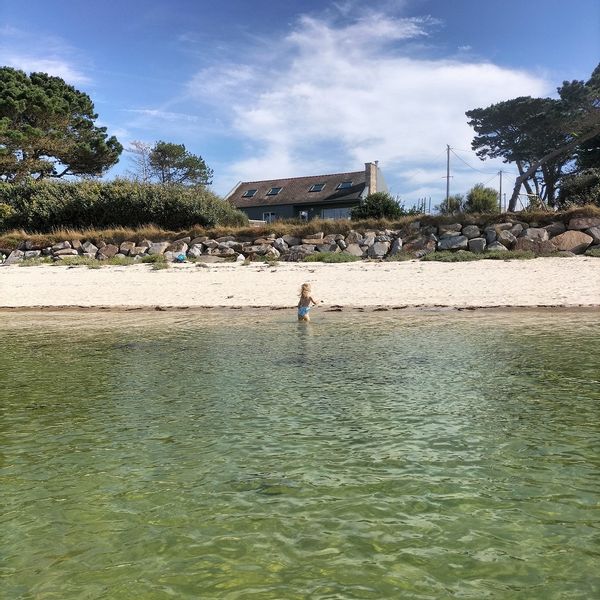 Pieds dans l'eau en Bretagne, pays des Abers, Lilia, Aber Wrac'h