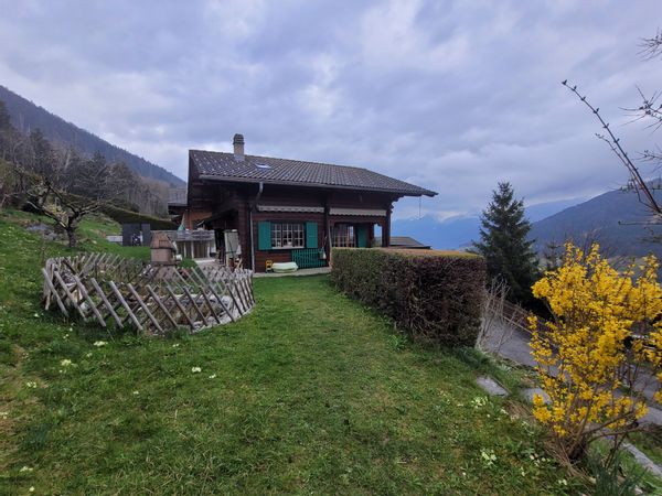 Chalet 3 chambres avec vue sur les dents du Midi.