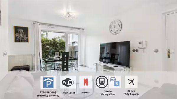 Apart-Chic-Les-Ulis, 2 chambres au cœur des Ulis