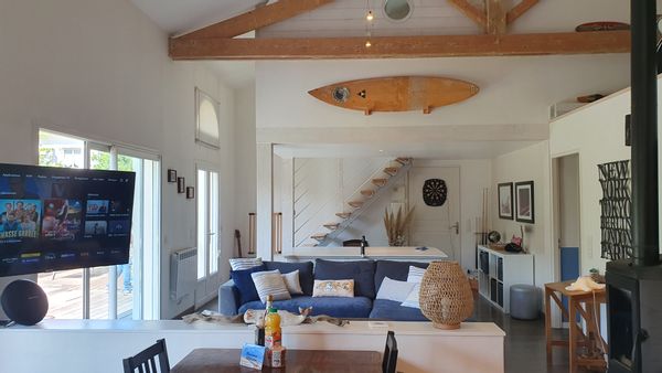 Villa Loft avec Piscine-spa à 900m de de la plage
