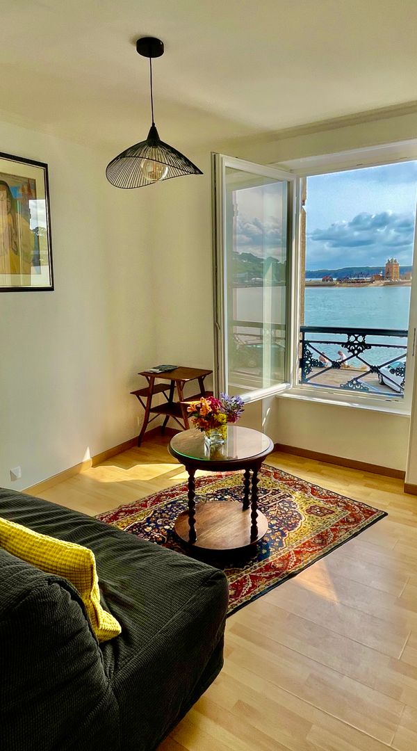 L'appartement de Francois en Presqu'ile de Crozon avec une vue exceptionnelle sur la mer  1 chambre