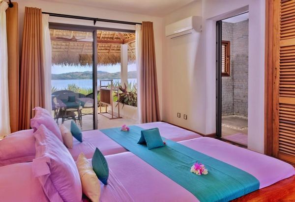 Villa de 2 chambres dans une résidence privée, pouvant accueillir 5 personnes, à 3 minutes de la mer