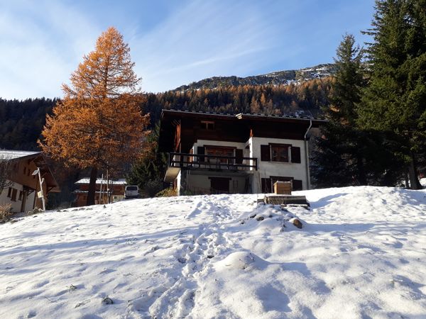 Un appartement privé dans notre chalet avec vue sur le Mont-Blanc