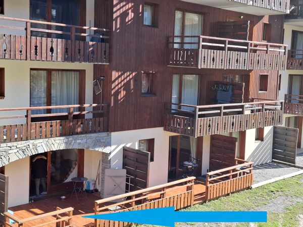 Appartement dans résidence calme, 1800m, aux pied des pistes et de dizaines de ballades en montagne