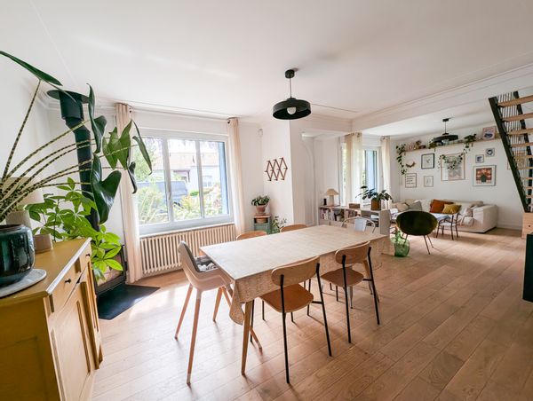Maison familiale avec jardin à 10 minutes en vélo du centre de Nantes et de la Sèvre