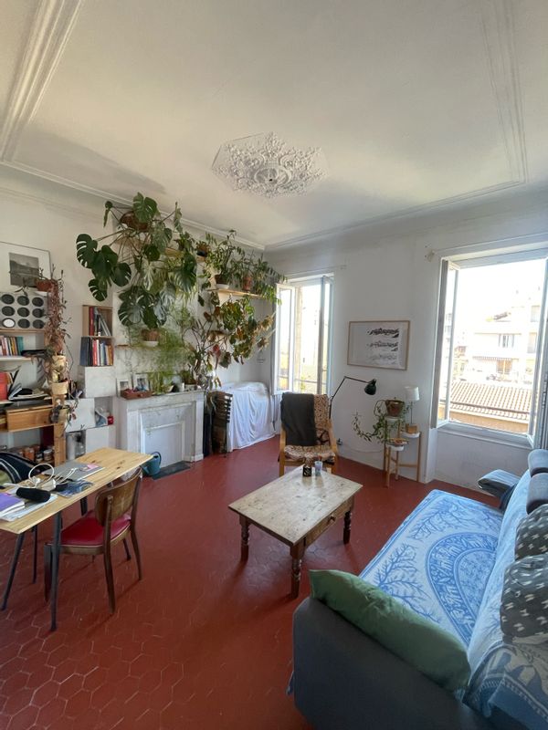 L'appartement de Pierre au centre ville de Marseille.