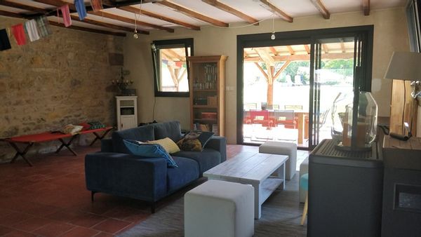 Tente inuit cosy, avec vue et piscine, chez Sylvie & Florent