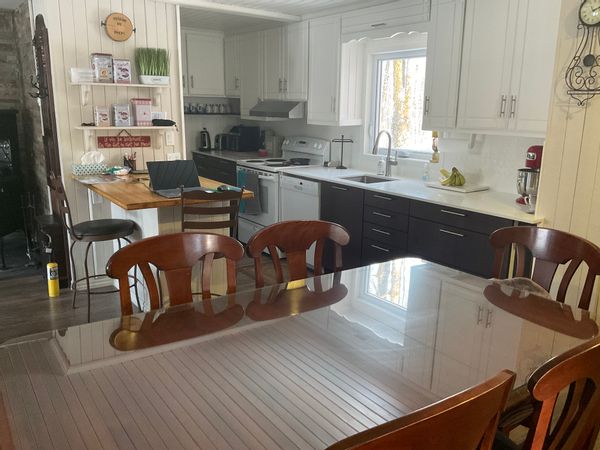 La maison dans l’érablière de Solange et Mario.