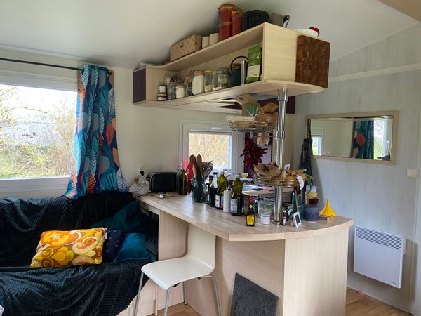 Mobilhome dans la baie de Morlaix