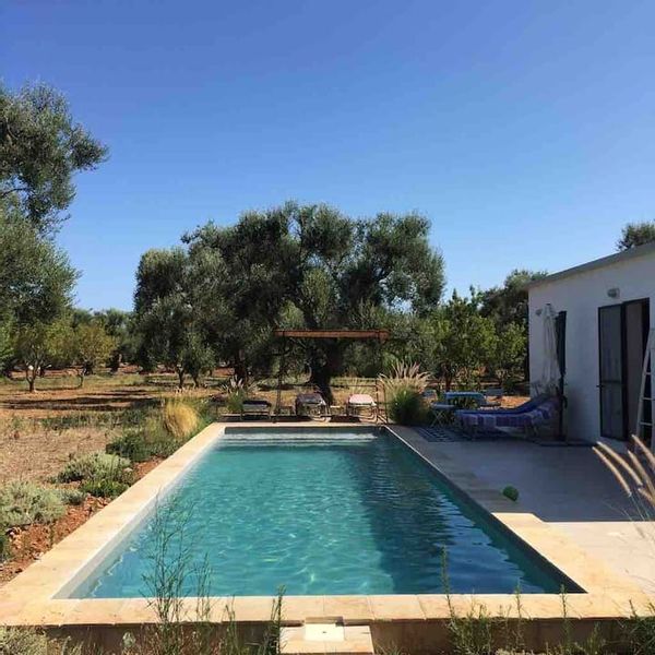 La maison de Sophie est une maison traditionnelle des Pouilles. Piscine et grand jardin
