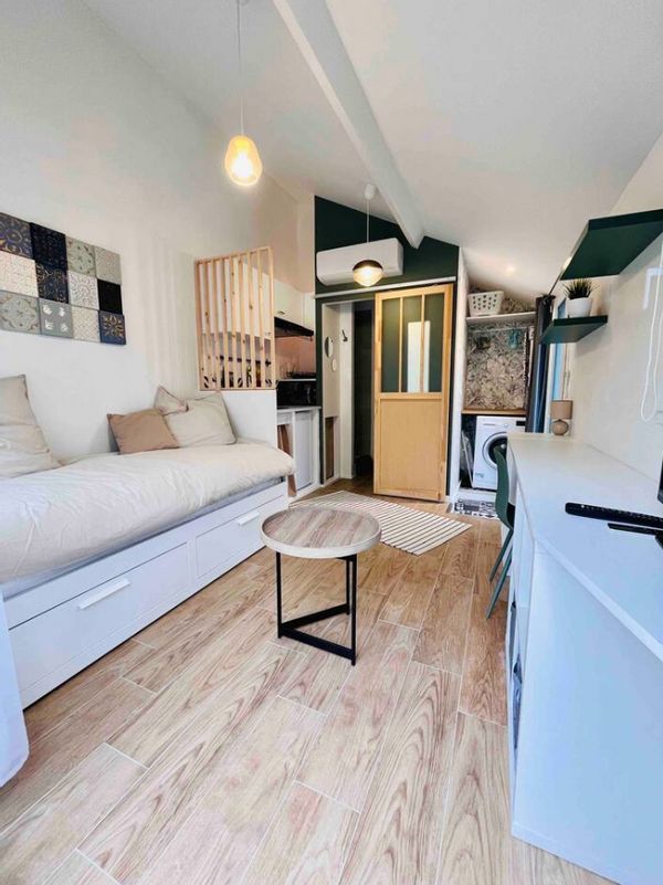 Tiny house - studio 15m2 indépendant calme et confort + extérieur à 2 pas de Bordeaux