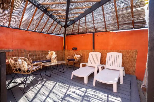 Chalets en bois sans vis-à-vis à 3 min de la plage