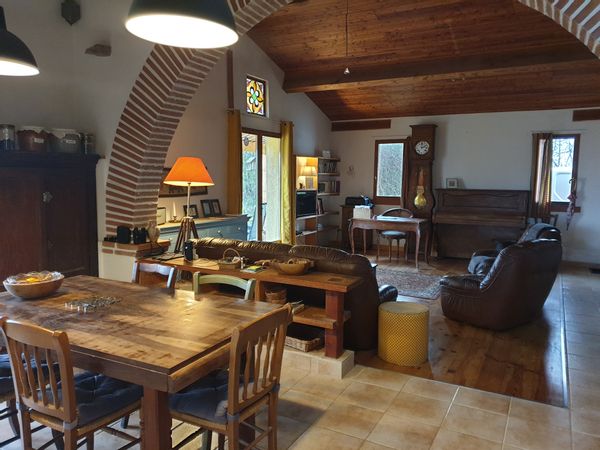 La maison de Michel et Florence au coeur du Piémont ariègeois