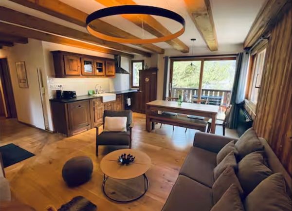 Appartement vue Mont-Blanc 2 chambres à 5 min à pieds du centre et des pistes