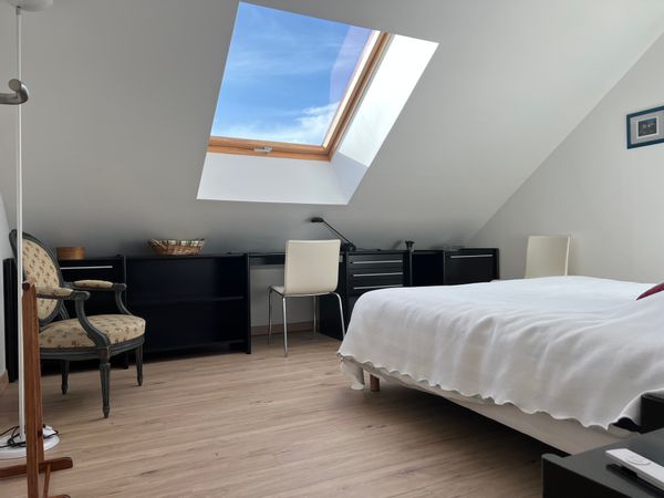 La chambre côté Verger de Marie & Pascal au cœur de la campagne Berrichonne