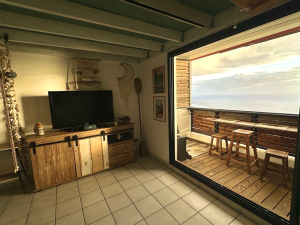 Appartement cocooning avec vue sur l'océan