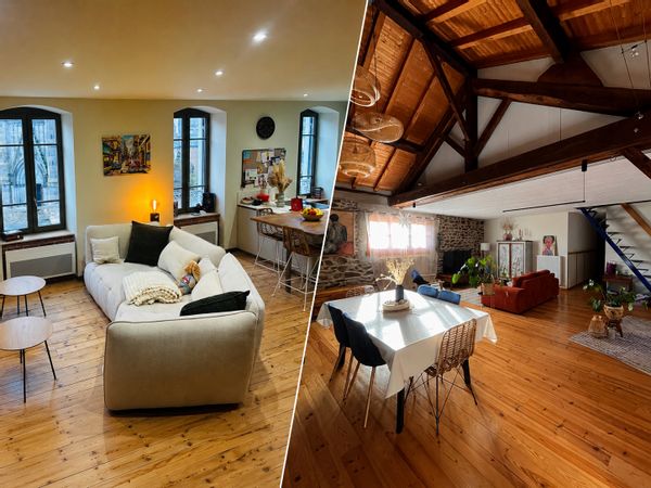 Deux logements réunies au cœur de la campagne