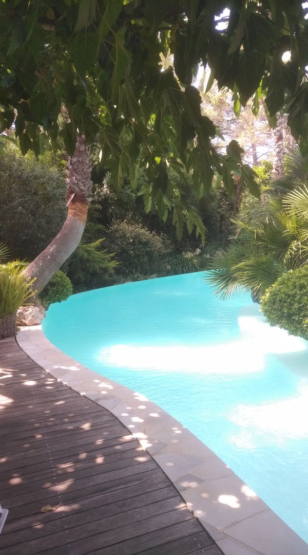 Maison avec grande piscine et superbe jardin paysagé
