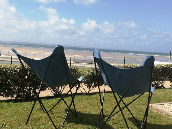 Appartement 2 chambres face à la mer, plage de Pentrez