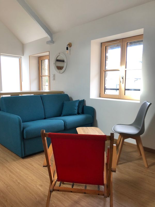 Petit appartement sur la falaise de Carolles