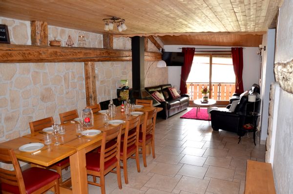 Grand appartement à la montagne 4 chambres sur 2 niveaux à Aime-la-Plagne