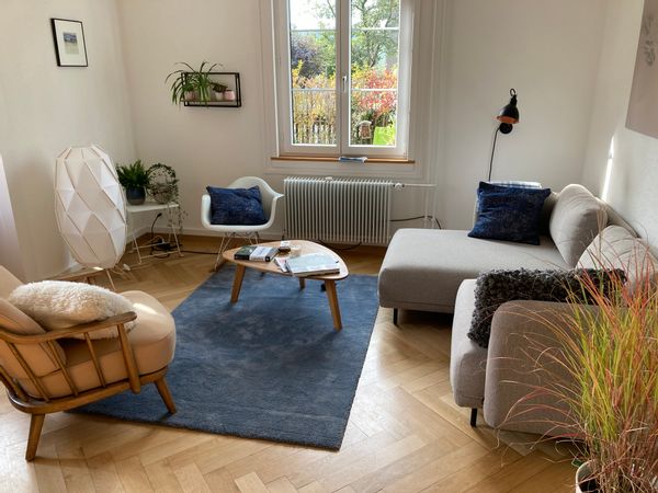Une petite maisonnette avec un grand jardin au cœur de Berne.