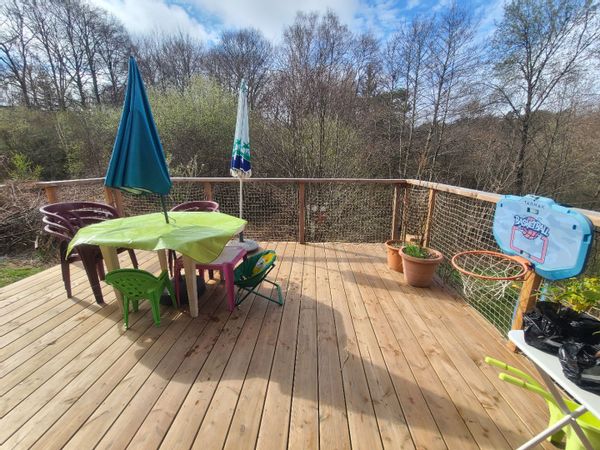 Maison écologique avec grand jardin et bois, à 5 min à pied d'un lac