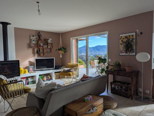 La maison de ARNAUD à la vue imprenable sur le Ventoux et les dentelles de Montmirail