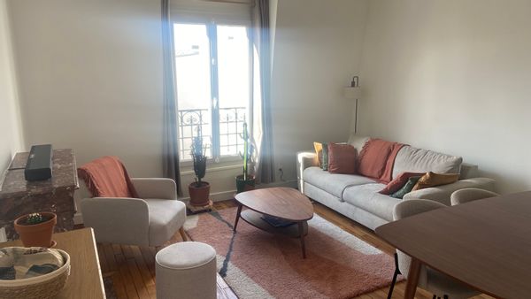 Appartement lumineux et spacieux, 3 pièces, 50m2, Paris et bois de Vincennes