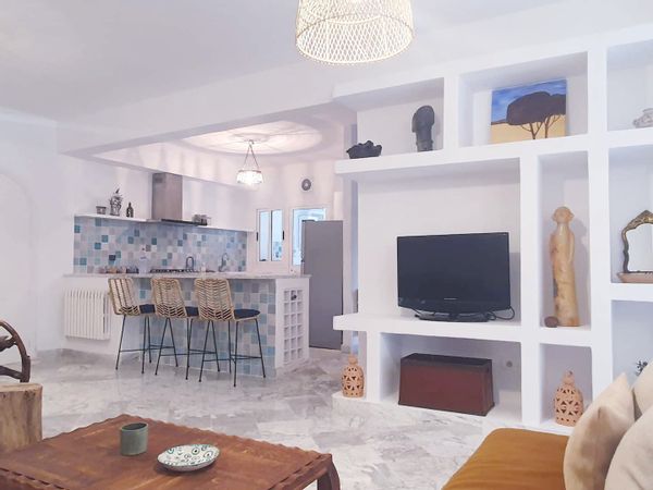 Appartement de charme avec jardin en bord de mer