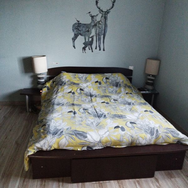 Chambre avec lit double